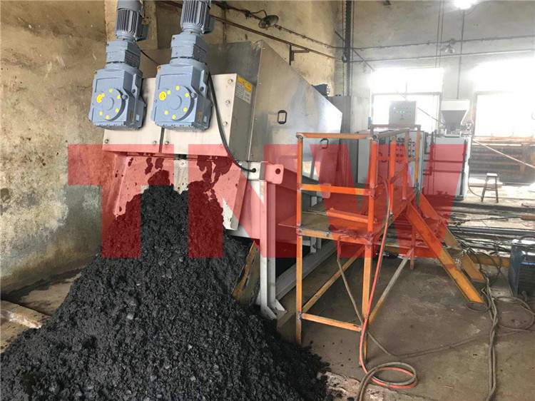 疊螺機處理油性污泥